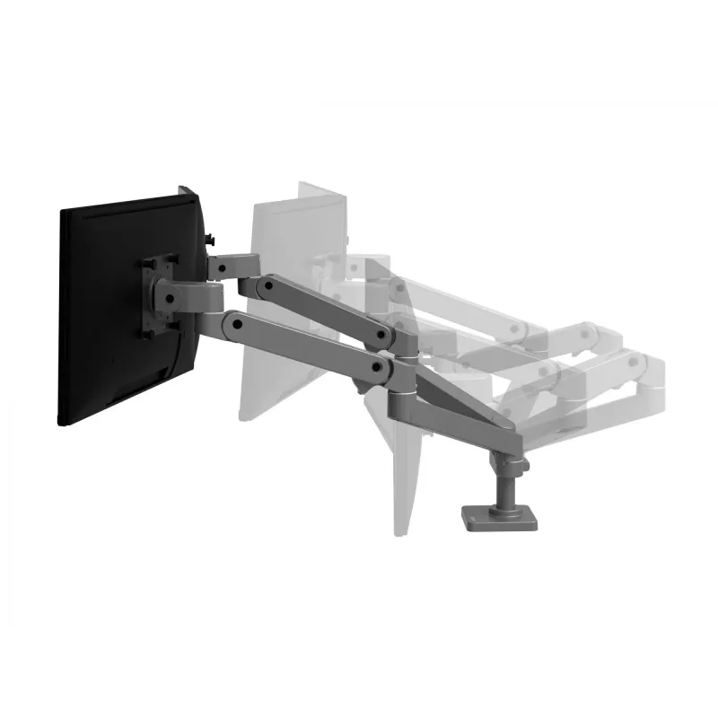 Ergotron LX Pro - kit de montagem (braço duplo) - modular - para 2 ecrãs LCD - lado a lado - alumínio - cinzento-escuro - tamanho do ecrã: até 68,6 cm (até 27
