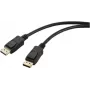 Renkforce Cabo de ligação DisplayPort ficha DisplayPort, ficha DisplayPort 2,00 m preto RF-5771516 bainha PVC cabo DisplayPort (RF-5771516)