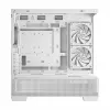 Caixa PC Midi Tower DeepCool CG380 3F WH — branco, 235×437×451 mm, suporta 2,5 polegadas/3,5 polegadas, fonte de alimentação em baixo, 3x ventoinhas 120 mm pré-instaladas