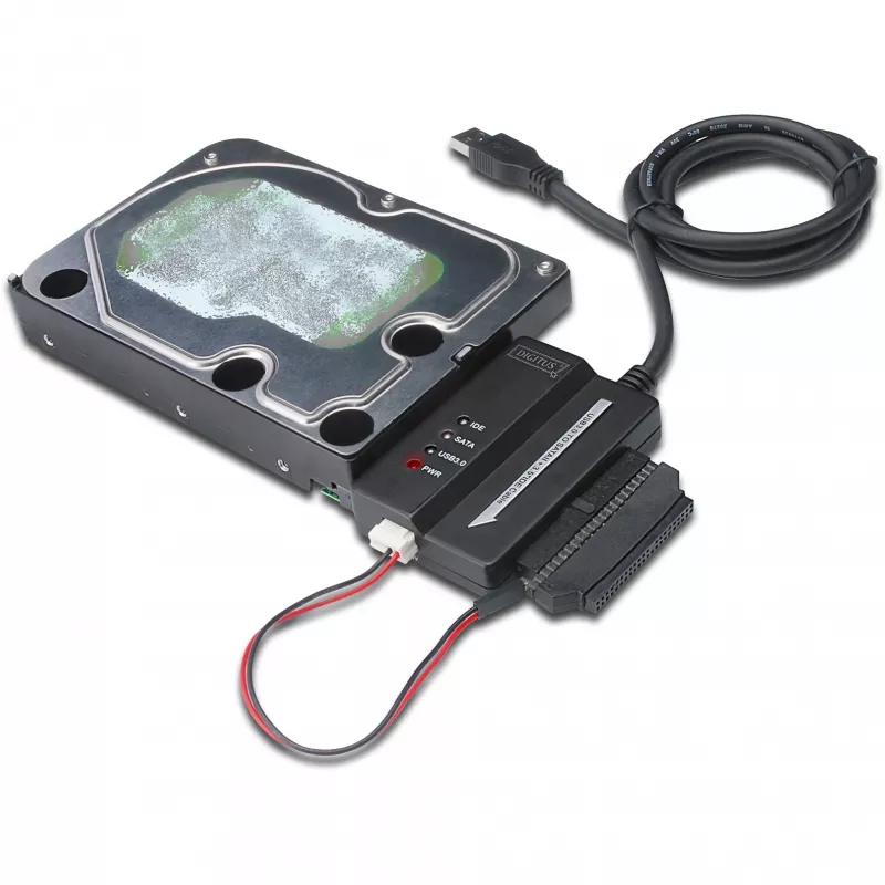 DIGITUS DA-70325 - Controlador de armazenamento - 6,4 cm, 8,9 cm (2.5, 3.5) - ATA / SATA 3Gb/s - 300MBps - USB3.0 (DA-70325)