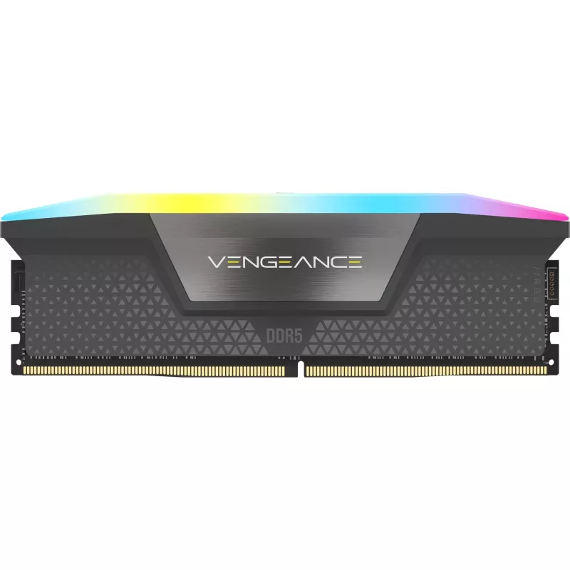 DIMM 64 GB DDR5-6000 (4x 16 GB) Quad-Kit, Memória RAM preta, CMH64GX5M4B6000C36, Vengeance RGB, INTEL XMP