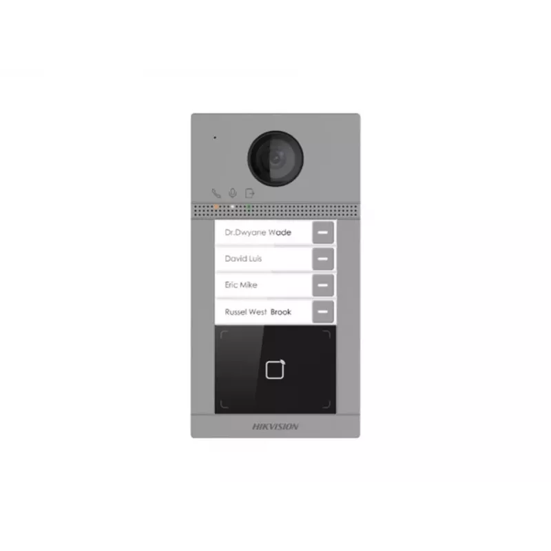 Videoporteiro Hikvision DS-KV8413-WME1(C) 2 MP cinzento IP65