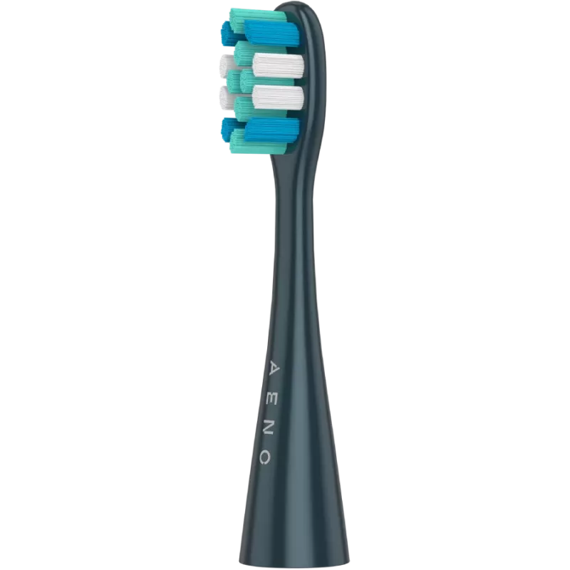 Escova de dentes sem fios, azul-marinho, 3 cabeças de escova, 1400mAh, funções: suave, limpeza, massagem, branco, esfregar