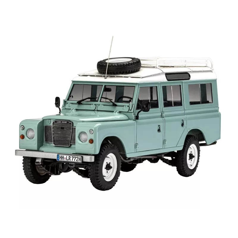 Modelo em plástico Land Rover Series III