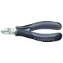 Corta-fios eletrónico Knipex comprimento 115 mm formato 2 bisel sem polimento espelhado.