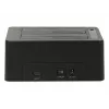 DeLOCK - Docking station para HDD compartimentos: 2 - SATA 6Gb/s - 6 Gbit/s - USB 3.1 (Gen 2) - preto (63957)