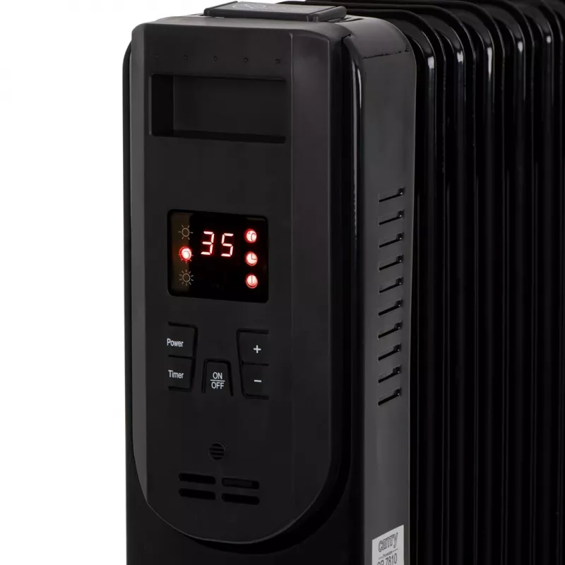 Camry | Aquecedor | CR 7810 | Radiador a óleo | 2000 W | Número de níveis de potência 3 | Preto