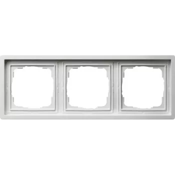 GIRA moldura tripla para interruptores (saliente) branco 0213112 (0213112)