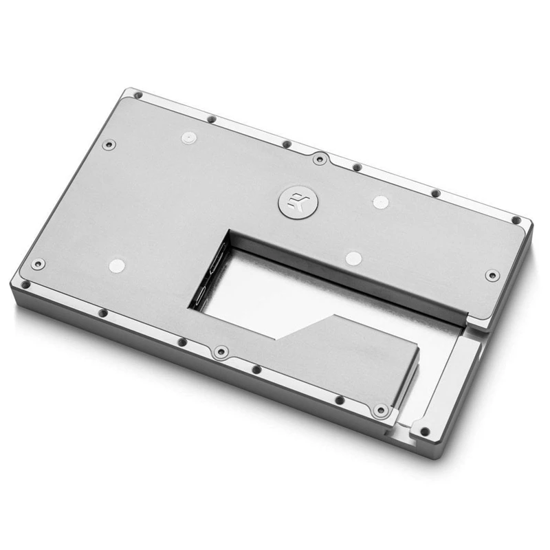 Refrigerador de água EK Water Blocks alumínio prateado 16,1 mm 192 mm 112 mm
