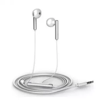 Headset móvel Huawei AM116 In-Ear binaural com fios prateado - branco (22040281)