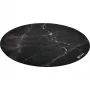 Tapete de proteção de chão para cadeiras Arozzi Zona Round Floor Pad – preto Marble, tapete de proteção redondo para pavimentos duros e alcatifados