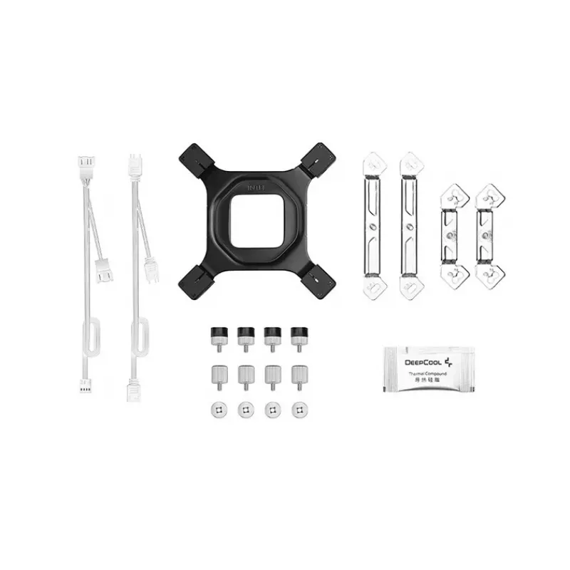 DeepCool AG620 WH ARGB V2 chipset, ventoinha para placa-mãe 12 cm branco 1 unid.