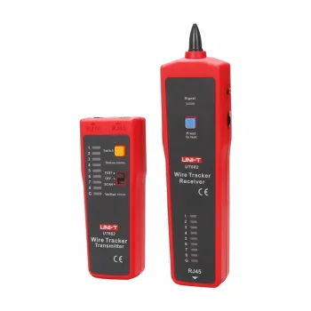 Detetor de par de cabos com testador RJ-45 UT-682