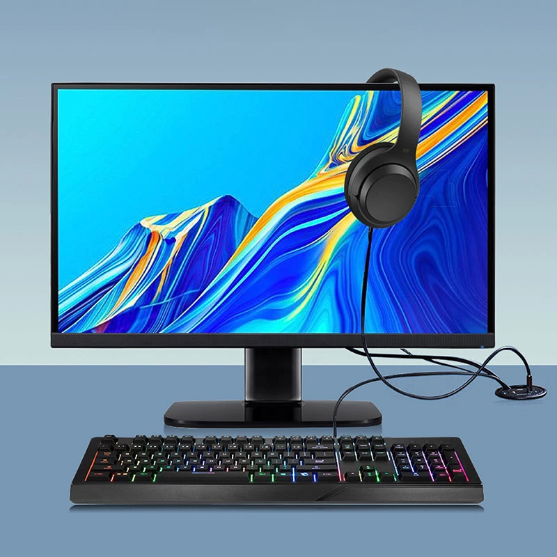 Hub USB GRAUGEAR G-THUB-AU-60 USB 3.2 Gen 1 Type-A preto
