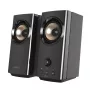 CREATIVE T60 2.0 Altifalantes compactos Hi-Fi para secretária com diálogo claro e surround através do Sound Blaster SmartComms Kit, áudio USB-C, entradas para microfone e headset B