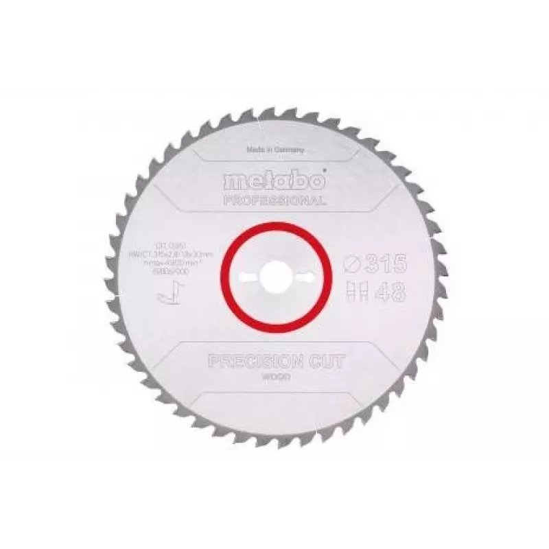 Lâmina de serra circular Metabo 628057000 31,5 cm para madeira