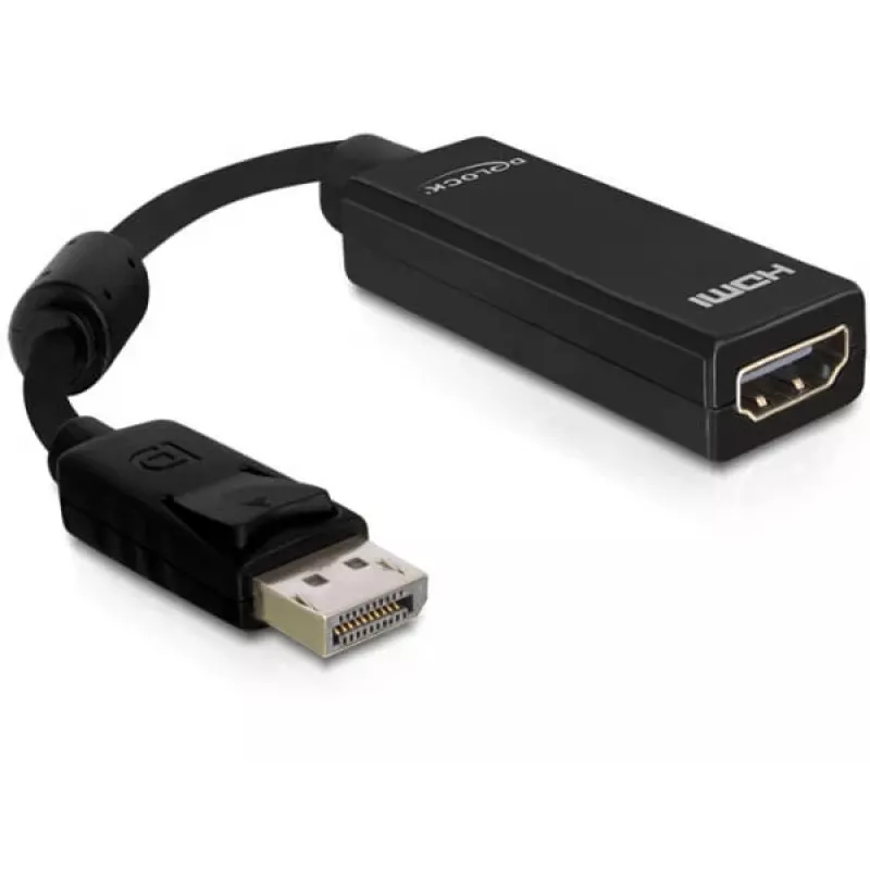 Adaptador de cabo de vídeo DELOCK 61849 0,125 m DisplayPort para HDMI