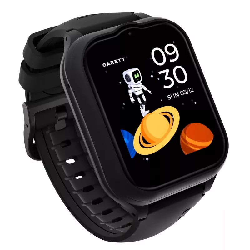 Smartwatch para criança Garett Kids eSim 4G preto