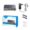 Switch CUDY GS105P 5 portas Gigabit PoE+ 36W
