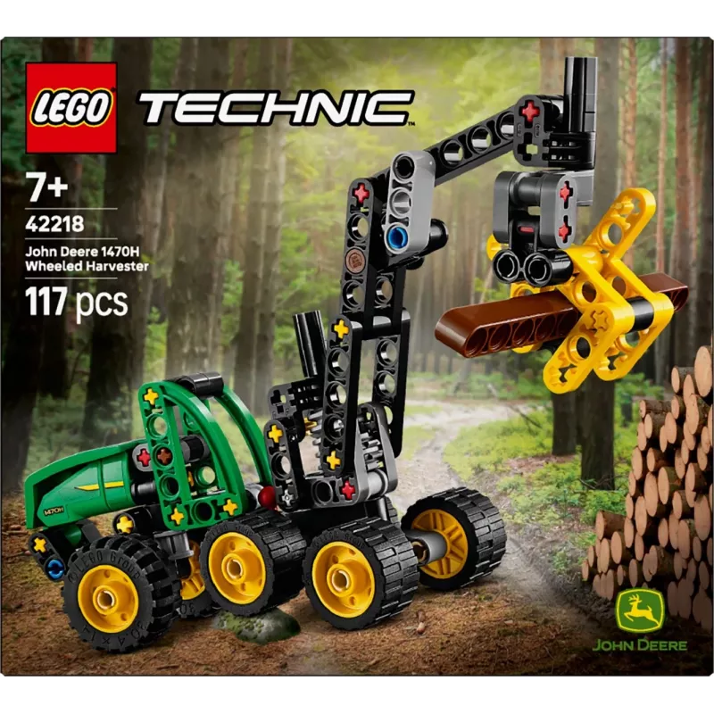 LEGO TECHNIC 42218 John Deere 1470H Harvester de Rodas