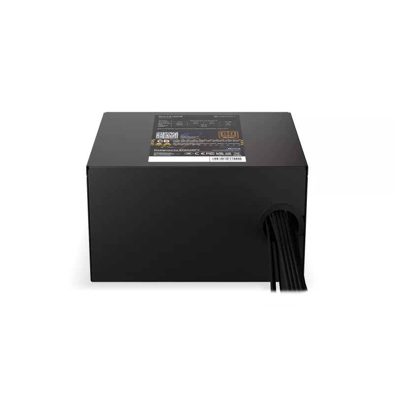 Fonte de alimentação ENDORFY Vero L6 750 W, 24 pinos ATX, 80 PLUS Bronze, ventoinha de 120 mm, preto