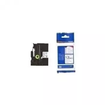 Fita de etiquetar não laminada Brother – 9 mm, preto/branco