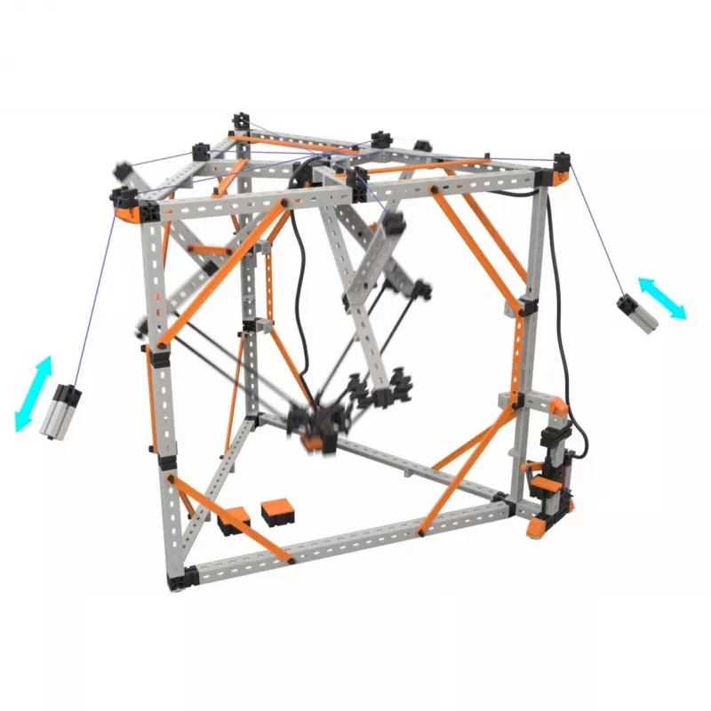 Conjunto de construção educativo Fischertechnik Universal Ultimate 576102 — componentes modulares para aprendizagem e prototipagem