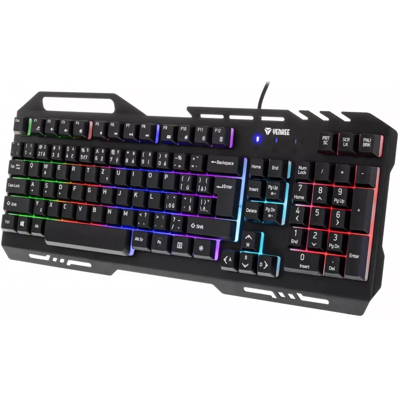 Teclado YKB 3200 SHADOW metal, LED