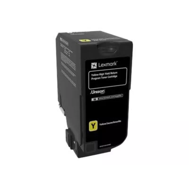 Lexmark - Alta capacidade - amarelo - original - cartucho de toner LCCP, LRP - para Lexmark CX725de, CX725dhe, CX725dthe (84C2HY0)