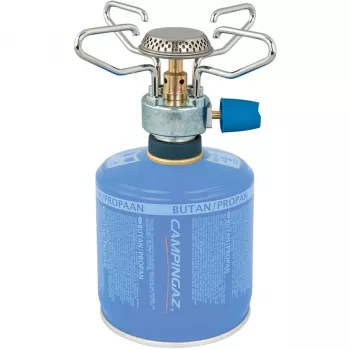 Fogareiro de campismo Bleuet Micro Plus, fogareiro a gás 1,25 kW, modelo 2023
