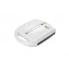 Máquina de waffles Adler AD 3039 — 24 waffles, 1600 W, branco, antiaderente, pegas frias ao toque
