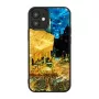Capa de proteção iKins para Apple iPhone 12 mini — design preto 
