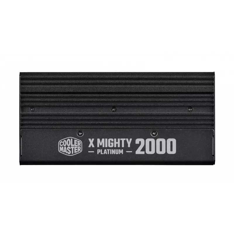 Fonte de alimentação Cooler Master X Mighty Platinum 2000W 230V, ATX 24 pinos, 80 PLUS Platinum, preta, ventoinha de 12 cm