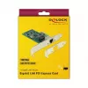 Placa de rede DeLOCK 89943 interna Ethernet 1000 Mbit/s