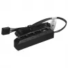 Hub para ventoinhas DeepCool FH-04 – ATX de 20 pinos para 4× 3 pinos Molex, cabo de 0,55 m, preto