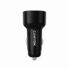 Carregador de automóvel CANYON OnDrive 60 PD 60W 2xUSB-C — 60W de potência, 2 portas USB-C, preto