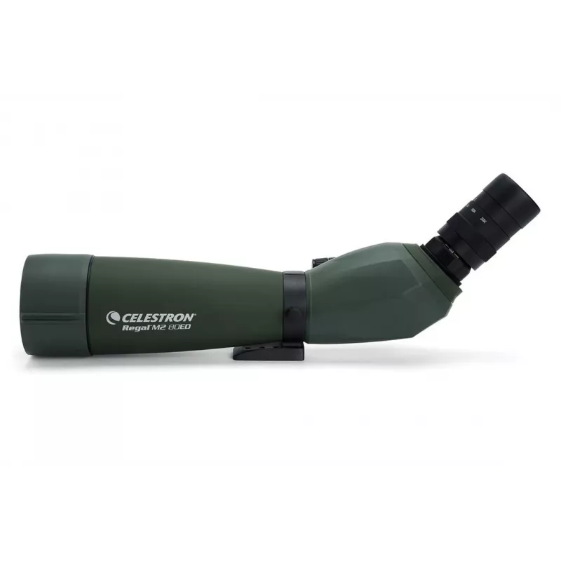 Telescópio terrestre Celestron Regal M2 80ED 60x BaK-4 preto, verde