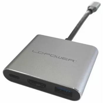 LC-Power LC-HUB-C-MULTI-4-V2 USB-C para USB-A/USB-C/HDMI