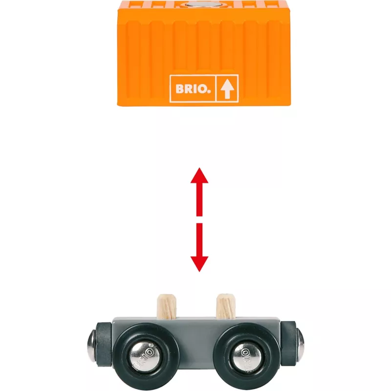 Comboio BRIO Three-Wagon Cargo Train