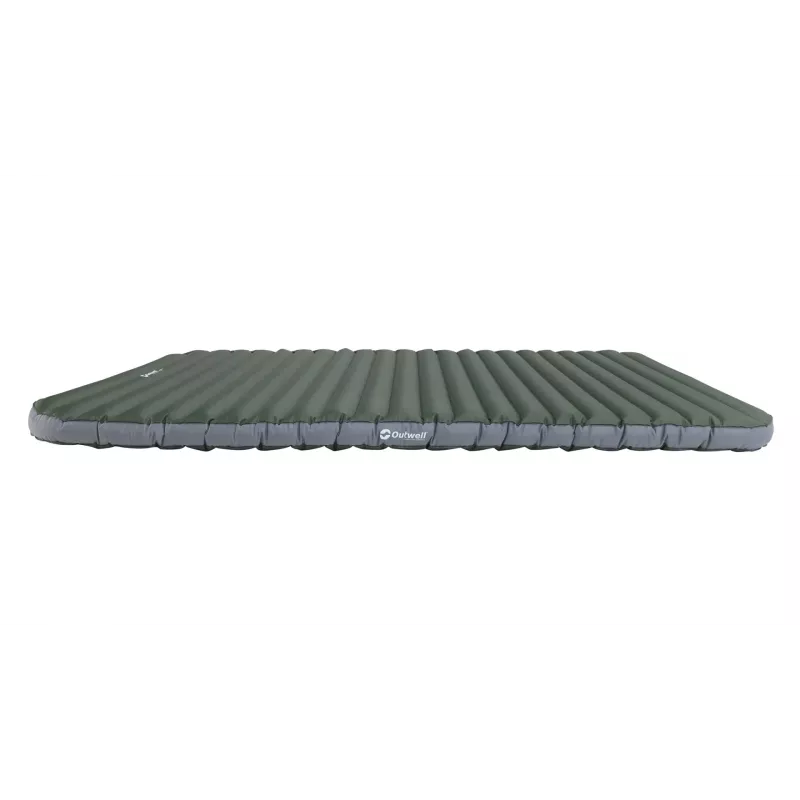 Colchão insuflável duplo Outwell 400124 — 1200×1950×110 mm, poliéster/PVC, verde