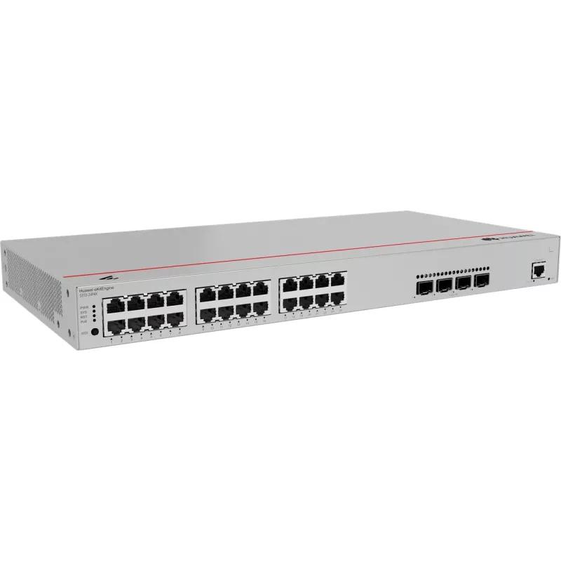 Huawei S310-24P4X switch Gigabit PoE Smart, 4x SFP+ 24x PoE, 4x SFP+, para rack