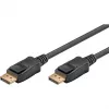 Goobay cabo DisplayPort 74749 3 m preto