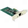 DeLock placa PCI Express > 1 x Gigabit LAN - adaptador de rede - PCIe 2.1 Low-Profile - Gigabit Ethernet