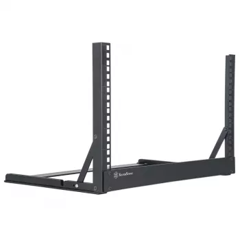 Rack Open-Frame 6HE 19 polegadas SILVERSTONE SST-RK06U-OF Rack de secretária prateado
