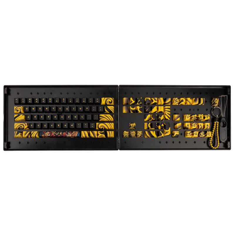 Conjunto de keycaps Ducky Traitors TIGER SKETCH Limited PBT layout US