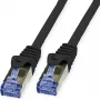 VALUE Cabo Patch Outdoor Cat.6A (Classe EA) S/FTP (PiMF), Condutor Maciço, LSOH, preto, 30 m (21.99.0721)