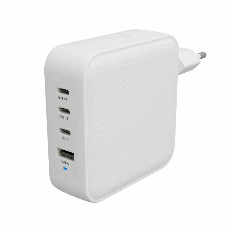Hyper HyperJuice 100W USB-C GaN Carregador de viagem 3C+1A - Branco (HJ1002WHWWGL)