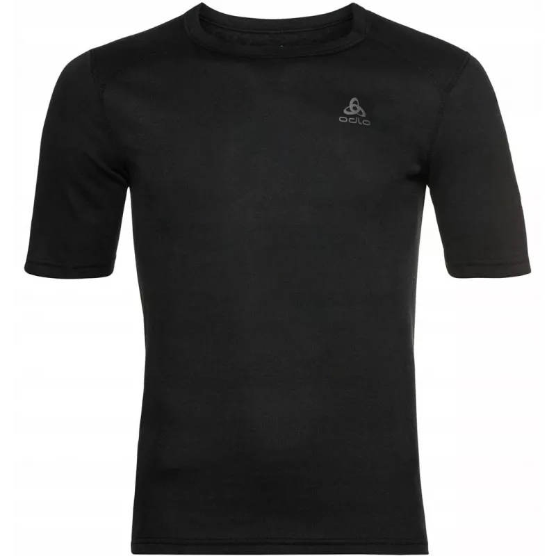 Odlo BL TOP Crew-Neck s/s ACTIVE WARM ECO t-shirt homem, tamanho M, preto