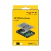 Leitor de cartões DeLOCK 91750 SATA interno cinzento