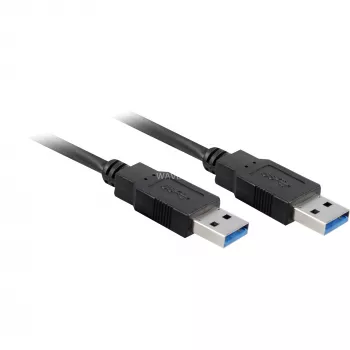 Cabo USB 3.0 SuperSpeed Goobay Wentronic, preto, 3 m – ficha USB 3.0 (Type-A) > ficha USB 3.0 (Type-A) (93929)